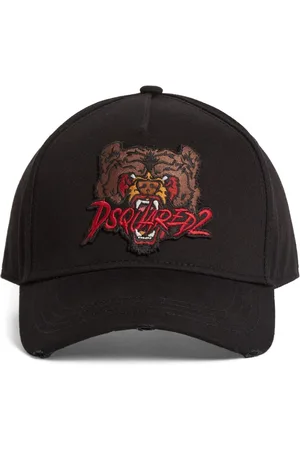 Dsquared2 Tiger-appliqu?? baseball cap