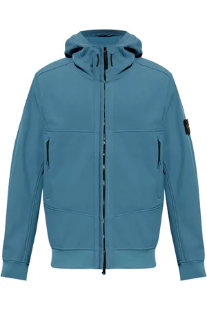Stone Island Compass-logo zip-front jacket