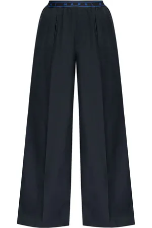 Marni Wide-leg virgin wool trousers