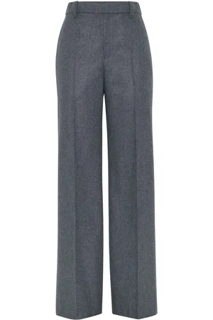 Brunello Cucinelli Wide-leg tailored trousers