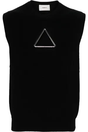 COPERNI Triangle sleeveless knitted top