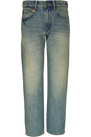 R13 Logo-appliqu?? straight jeans