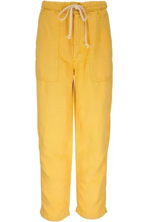 Mother Drawstring-fastening straight trousers