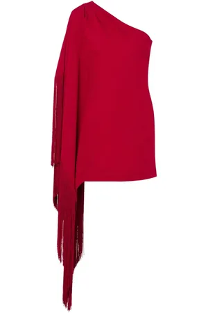 Moschino Fringe-detail asymmetric minidress