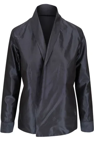 PETER COHEN Shawl-lapel silk blazer
