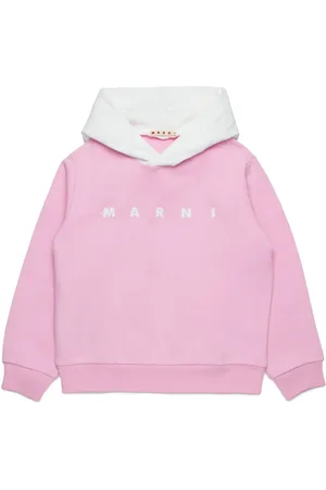 Marni Logo-print cotton hoodie