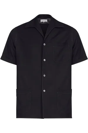 Maison Margiela Short-sleeve wool shirt