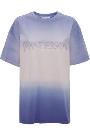 J.W.Anderson Gradient-effect organic cotton T-shirt