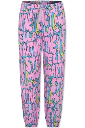 Stella McCartney Logo-print organic cotton track pants