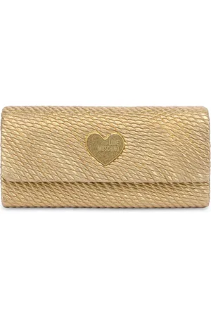 Moschino Logo-plaque clutch bag