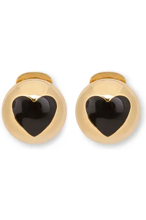 Moschino Heart-print stud earrings