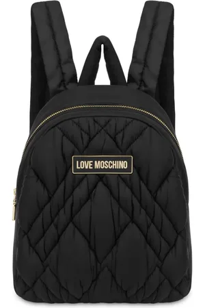 Moschino Logo-appliqu?? quilted backpack
