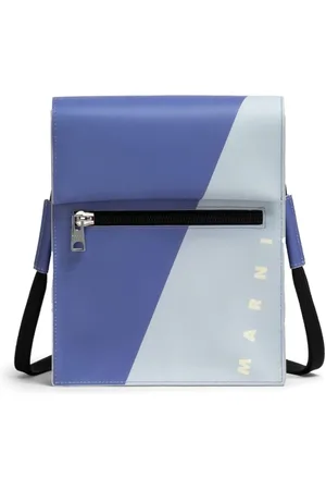 Marni Logo-print press-stud fastening shoulder bag