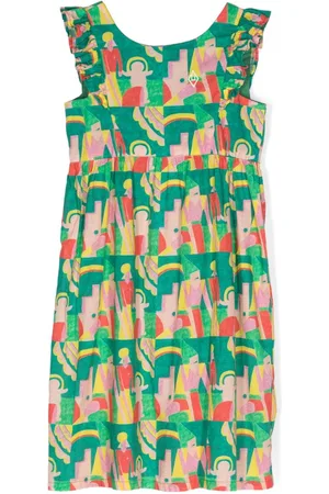 The Animals Observatory Otter graphic-print dress