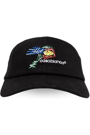 Casablanca Logo-embroidered cotton cap
