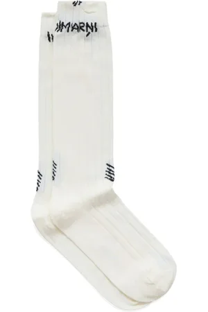 Marni Logo woven ribbed socks