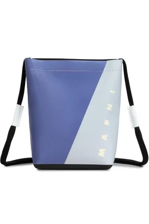 Marni Colour-block logo shoulder bag