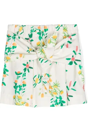 The Animals Observatory Swan floral-print skirt