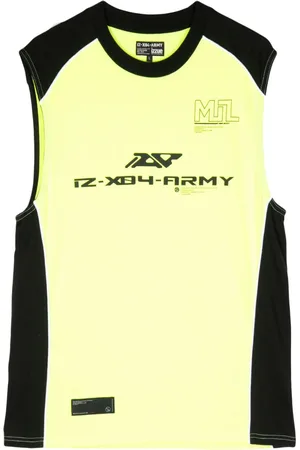 Izzue Contrasting printed tank vest