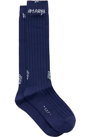 Marni Logo woven ribbed socks