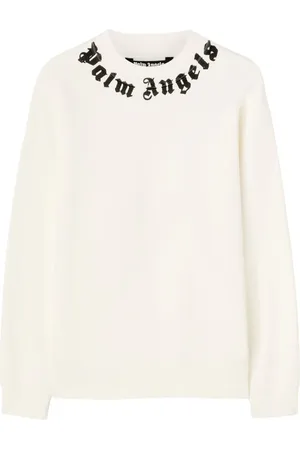 Palm Angels Logo-print cotton sweatshirt