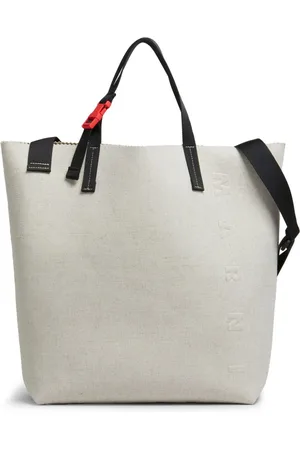 Marni Embossed-logo tote bag