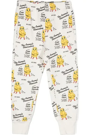 The Animals Observatory Panther cotton track pants