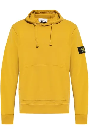 Stone Island Compass-badge cotton hoodie