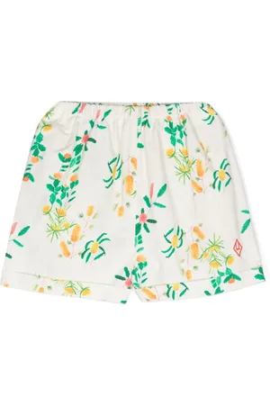 The Animals Observatory Bee floral-print cotton shorts