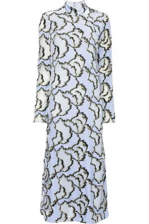 Simkhai Abstract-print shift dress