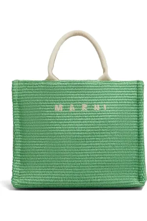 Marni Embroidered logo tote bag
