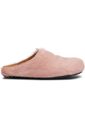 Marni Hair calfskin mules