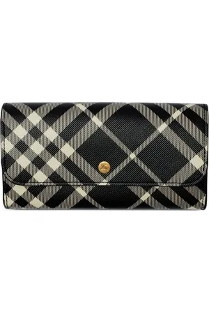 Burberry Check continental wallet