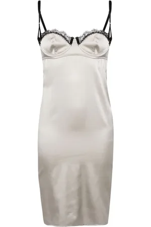 Kiki de Montparnasse Lace-trim satin nightdress