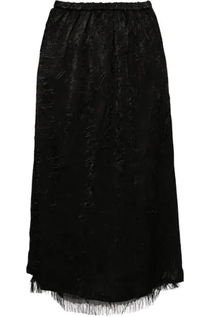 tout a coup Velvet midi skirt