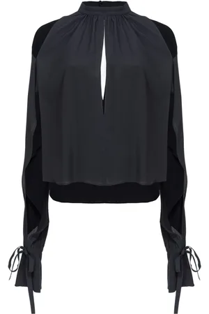 Pinko Cut-out long-sleeve blouse