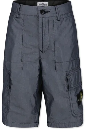 Stone Island Compass patch lightweight shorts
