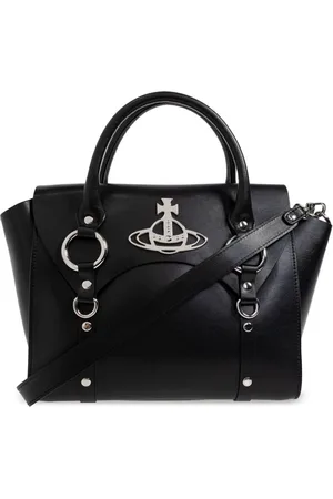 Vivienne Westwood Orb-plaque leather tote bag