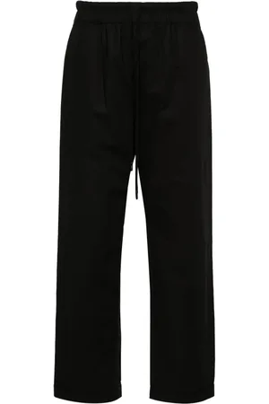 GENTRYPORTOFINO Drawstring poplin trousers