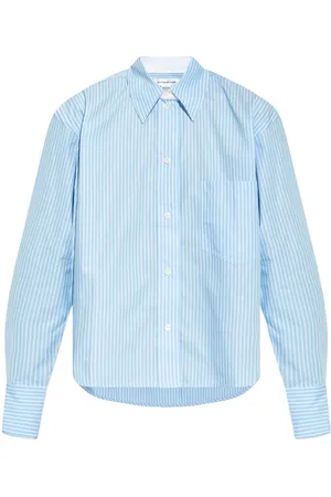Victoria Beckham Striped organic cotton shirt