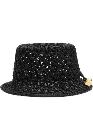 Jacquemus Le Bob Spiaggia raffia bucket hat