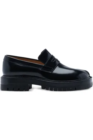 Maison Margiela Tabi County leather loafers