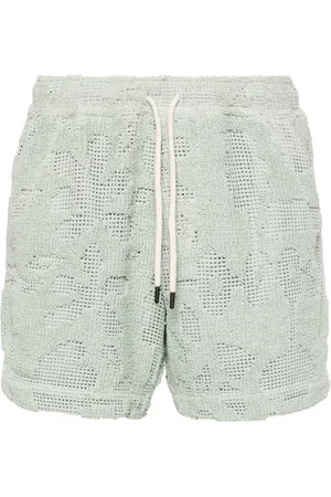 Oas Galbanum mid-rise deck shorts