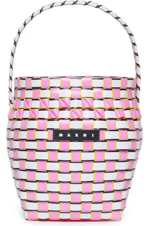 Marni Woven-design bucket bag