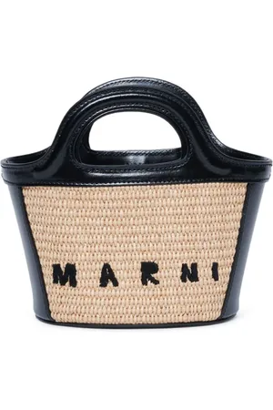 Marni Tropicallia logo-embroidered bucket bag