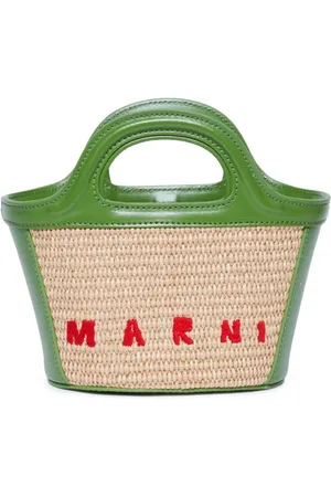 Marni Tropicallia logo-embroidered bucket bag