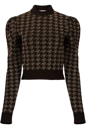 Nina Ricci Houndstooth jacquard sweater