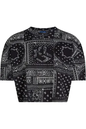 Karl Lagerfeld Patterned cropped t-shirt