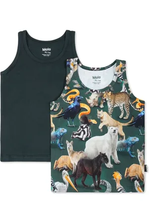 Molo Animal-print tank top (pack of two)