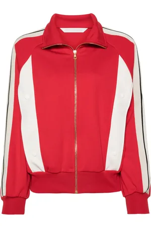 Palm Angels Stripe-detail track jacket